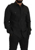 Dolce & Gabbana Elegant Slim Fit Dark Green Cotton Shirt