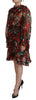 Dolce & Gabbana Elegant Multicolor A-Line Silk Dress