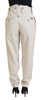 Dolce & Gabbana Chic Beige Cotton Trousers for Elegant Comfort