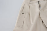 Dolce & Gabbana Chic Beige Cotton Trousers for Elegant Comfort