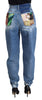 Dolce & Gabbana Chic Tattered Denim Pants - Indigo Essence