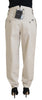 Dolce & Gabbana Elegant Beige Cotton Trousers