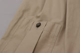Dolce & Gabbana Elegant Beige Cotton Trousers