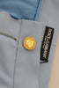 Dolce & Gabbana Elegant Light Blue Wool-Silk Blend Pants