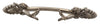 Dolce & Gabbana Elegant Sterling Silver Glass Brooch