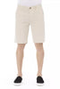 Baldinini Trend Beige Cotton Men Short