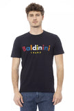 Baldinini Trend Blue Cotton Men's T-Shirt