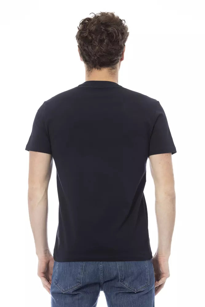 Baldinini Trend Blue Cotton Men's T-Shirt