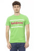 Baldinini Trend Green Cotton Men T-Shirt