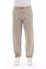 Baldinini Trend Beige Cotton Men Chino Pant