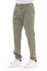Baldinini Trend Army Cotton Men Chino Trouser