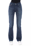 Baldinini Trend Blue Cotton Women Jeans