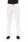 Baldinini Trend White Cotton Men Chino Pant
