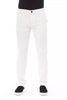 Baldinini Trend White Cotton Men Chino Pant
