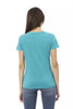 Trussardi Action Light Blue Cotton Women T-Shirt