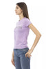 Trussardi Action Purple Cotton Women T-Shirt