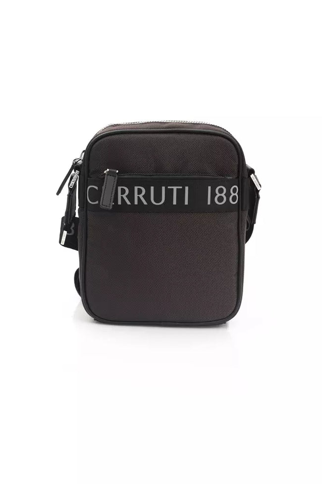 Cerruti 1881 Brown Leather Men Messenger Bag