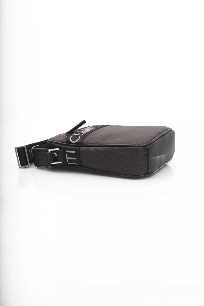 Cerruti 1881 Brown Leather Men Messenger Bag