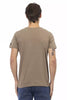 Trussardi Action Brown Cotton Men T-Shirt