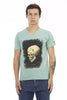 Trussardi Action Green Cotton Men T-Shirt