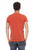 Trussardi Action Orange Cotton Men T-Shirt