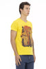 Trussardi Action Yellow Cotton Men T-Shirt