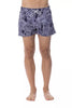 Roberto Cavalli Sport Blue Polyester Men Swimsuit