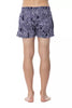 Roberto Cavalli Sport Blue Polyester Men Swimsuit
