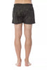 Roberto Cavalli Sport Army Polyester Men's Swim Trunk