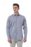 Bagutta Gray Cotton Men Shirt