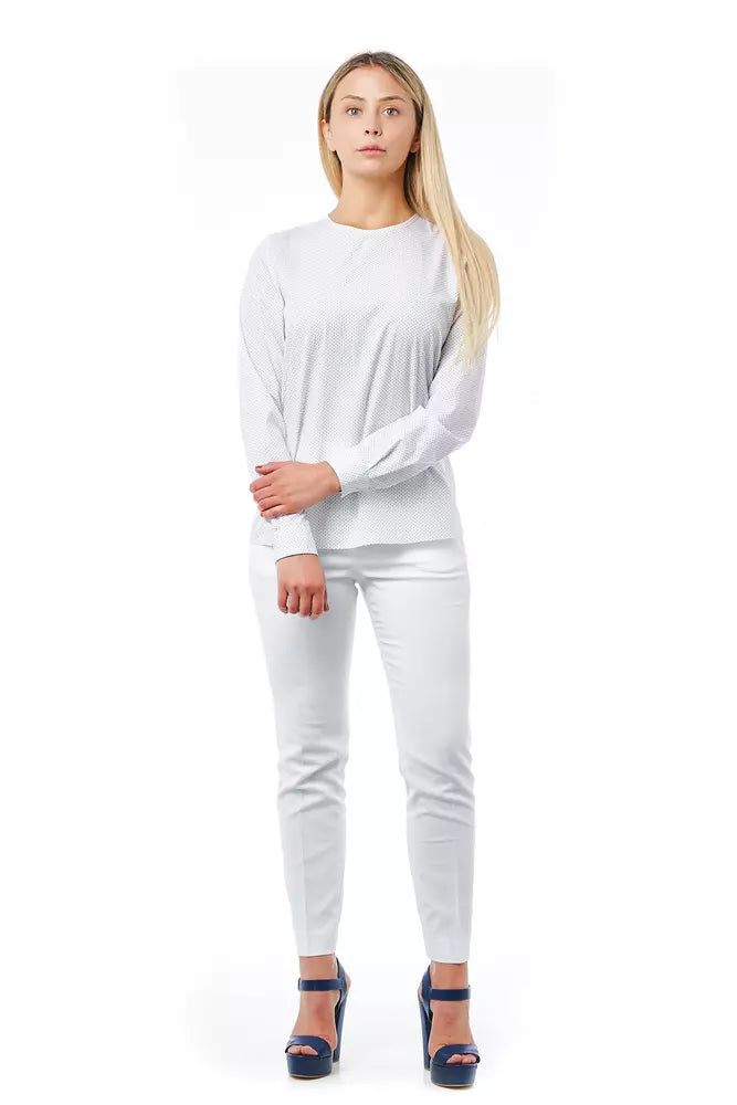Bagutta White Cotton Women Shirt