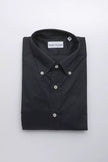 Robert Friedman Black Cotton Men's Shirt