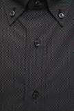 Robert Friedman Black Cotton Men's Shirt