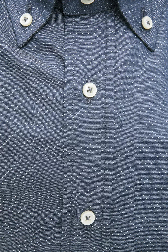 Robert Friedman Blue Cotton Mens Shirt