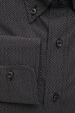 Robert Friedman Black Cotton Men's Shirt