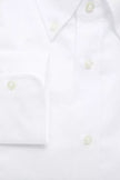 Robert Friedman White Cotton Men's Dress Shirt
