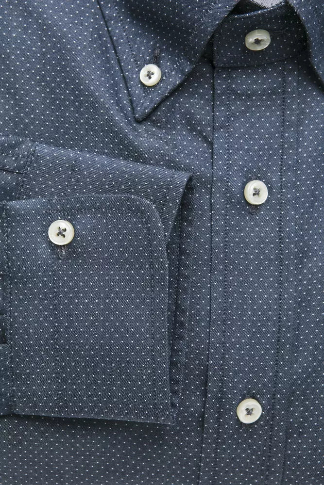 Robert Friedman Blue Cotton Mens Shirt