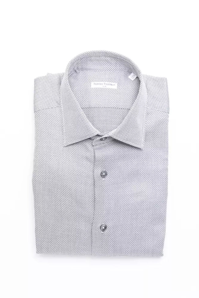 Robert Friedman Beige Cotton Mens Shirt