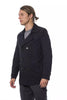Verri Elegant Double Breasted Blue Blazer