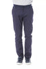 Verri Blue Polyester Men Pants