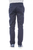 Verri Blue Polyester Men Pants