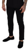 Dolce & Gabbana Elegant Black Slim Fit Denim Pants