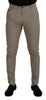 Dolce & Gabbana Stunning Beige Italian Cotton Trousers