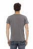 Trussardi Action Gray Cotton Men T-Shirt