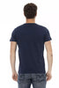 Trussardi Action Blue Cotton Men T-Shirt