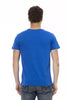 Trussardi Action Blue Cotton Men T-Shirt