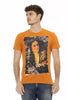 Trussardi Action Orange Cotton Men T-Shirt