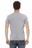 Trussardi Action Gray Cotton Men T-Shirt