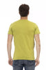 Trussardi Action Green Cotton Men T-Shirt