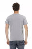 Trussardi Action Gray Cotton Men T-Shirt
